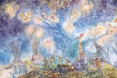 Darkest Night by Stephanie Law framed wall art