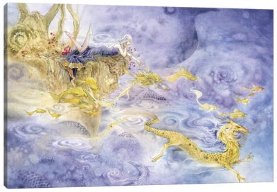 Dragons Canvas Art Print - Stephanie Law