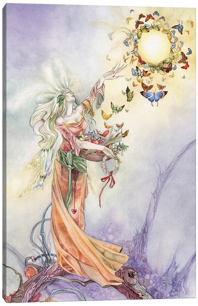 Empress Canvas Art Print - Art Nouveau Redux