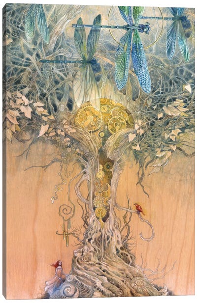 Entangle Canvas Art Print - Best Selling Fantasy Art