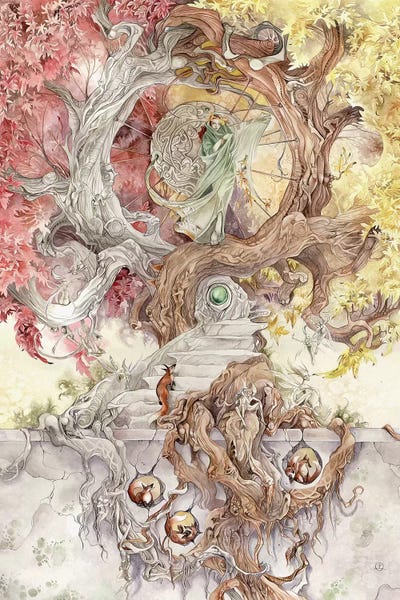 Dreamy Watercolor Artists: Entwined by Stephanie Law