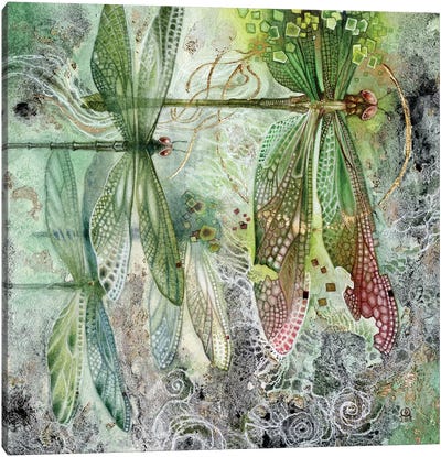 Flow Canvas Art Print - Dragonfly Art