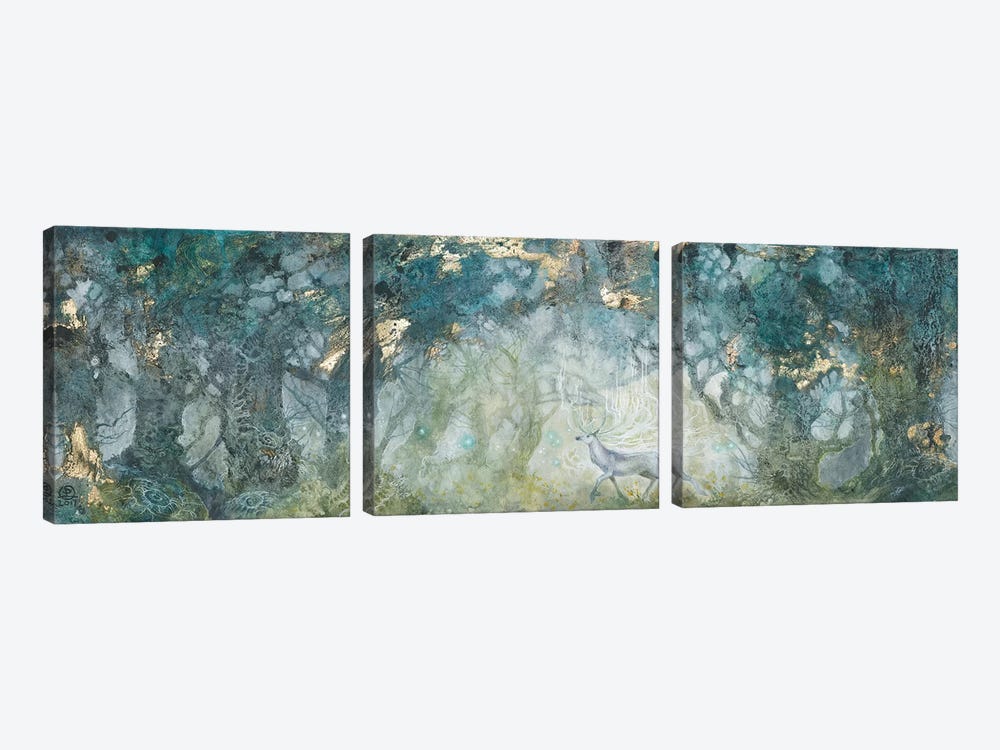 Following The Light by Stephanie Law 3-piece Canvas Print
