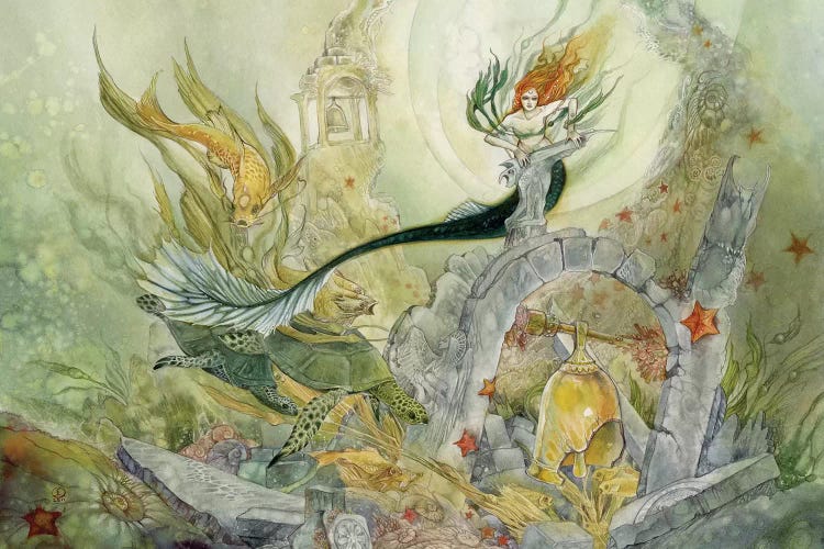 Forgotten Bells Of Ys by Stephanie Law wall art