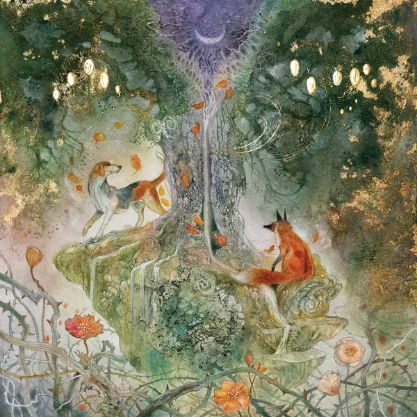 Basset Hounds: Fox And Hound by Stephanie Law