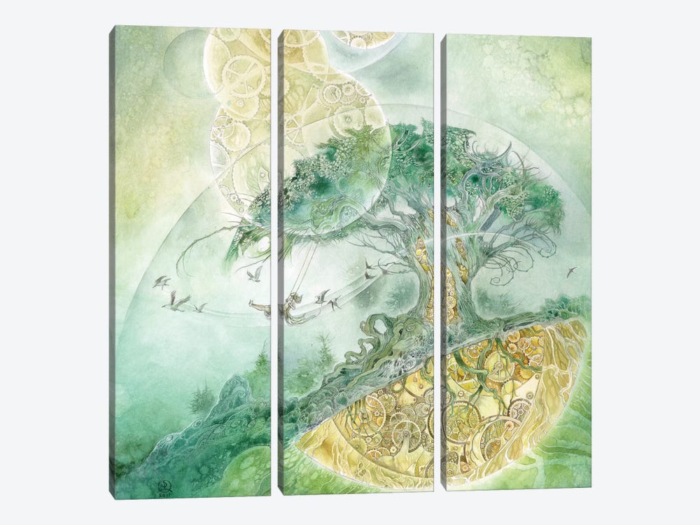 Inner Workings by Stephanie Law 3-piece Canvas Print