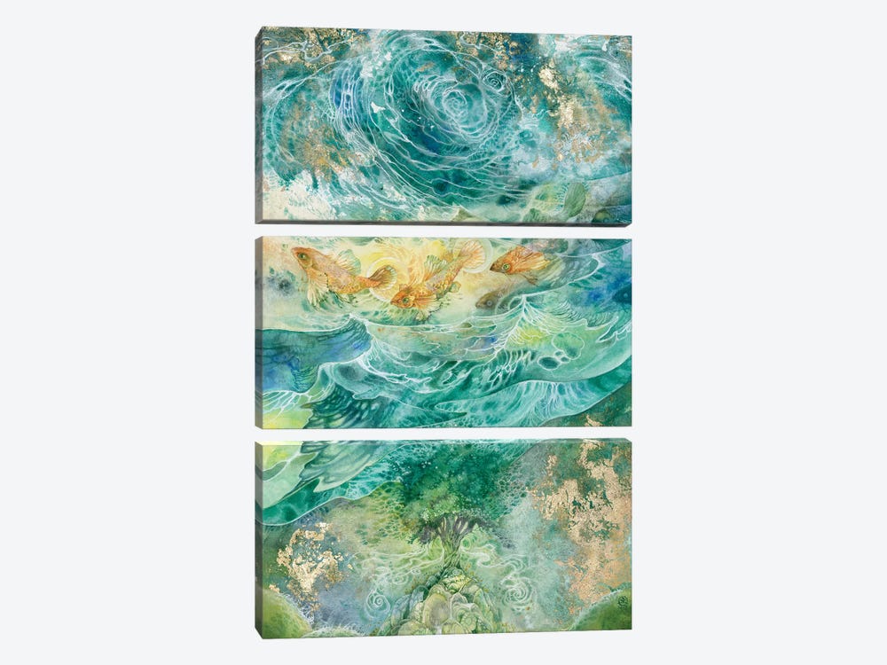 Inversions by Stephanie Law 3-piece Canvas Wall Art