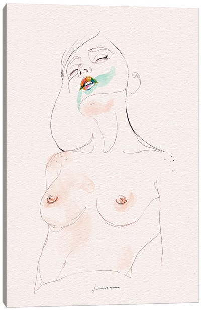 Chromophobia II Canvas Art Print - Subdued Nudes