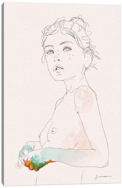 Chromophobia IV Canvas Art Print - Subdued Nudes