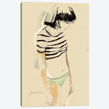 Canvas Print Beautiful girl in a underwear 