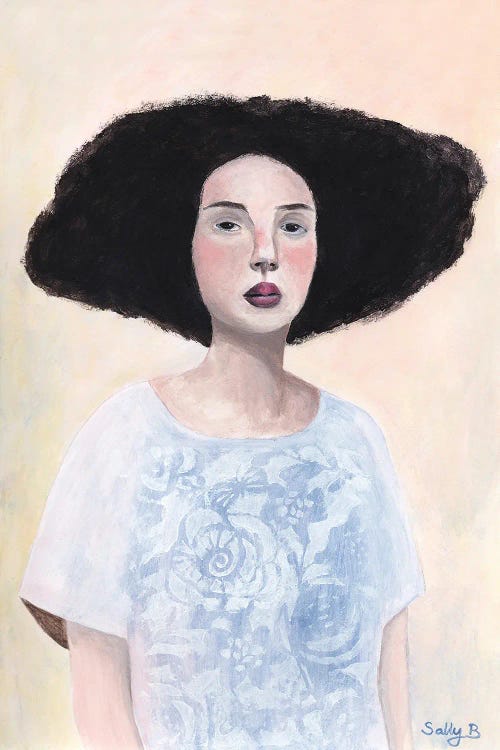 Woman With Elongated Hair