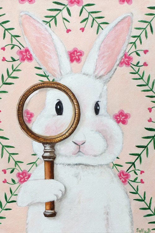 Rabbit With Magnifying Glass