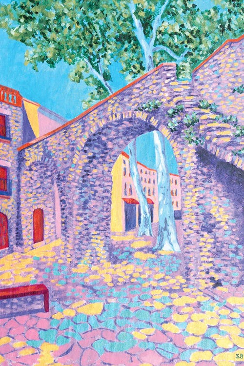 Southern France Ceret Architecture Place Pablo Picasso