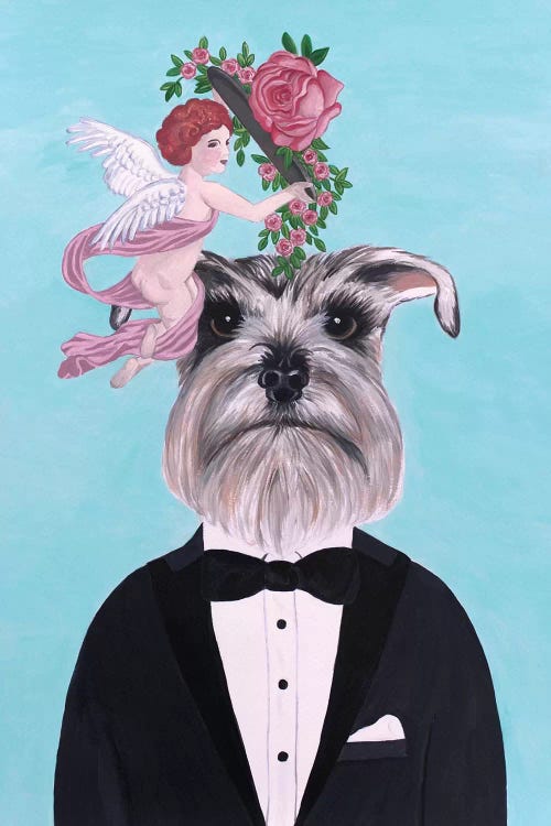 Schnauzer And Angel