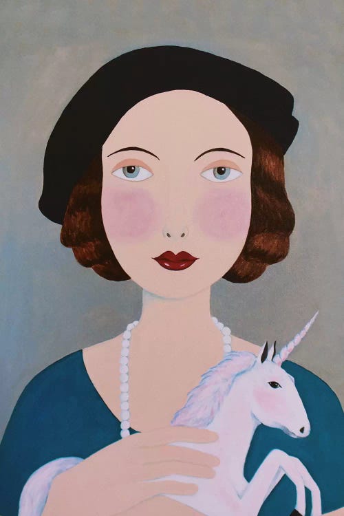 Woman With Unicorn