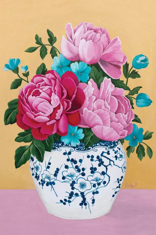 Chinoiserie Vase And Peony