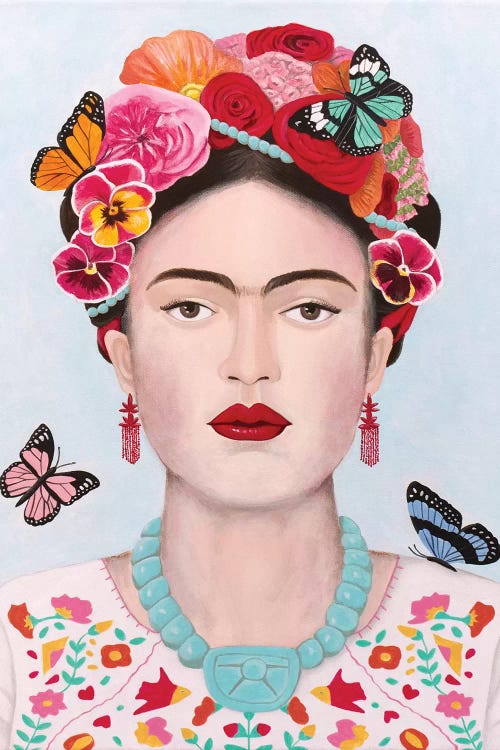 Frida Kahlo And Butterflies
