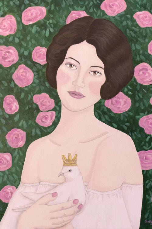 Woman With King Dove