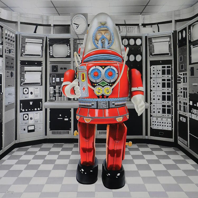 Cyborg by John Salozzo wall art