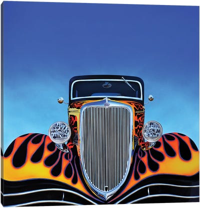 Ford Hot Rod Canvas Art Print - Ford