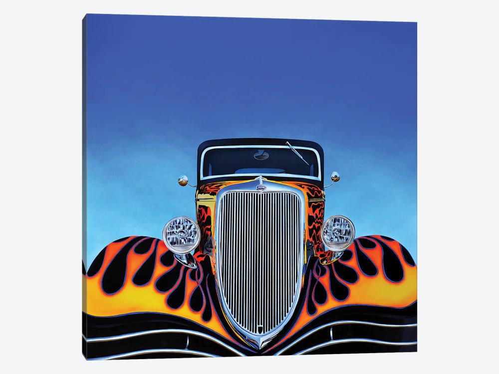 Ford Hot Rod by John Salozzo 1-piece Canvas Artwork