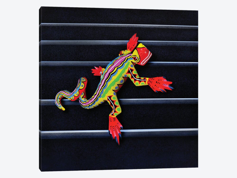 Lizard II by John Salozzo 1-piece Canvas Artwork