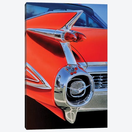 Red Caddy Canvas Print #SLZ32} by John Salozzo Canvas Art