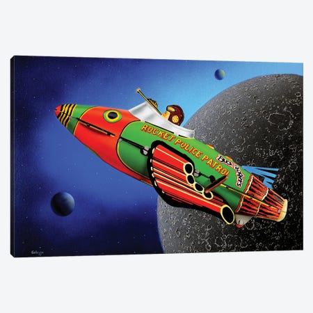 Space Cadet Canvas Print #SLZ41} by John Salozzo Canvas Print