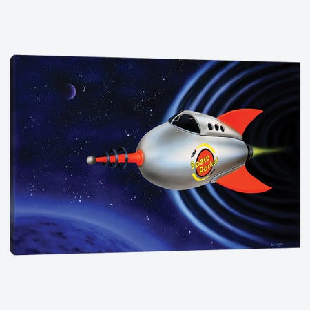Space Rocket Canvas Print #SLZ42} by John Salozzo Canvas Print