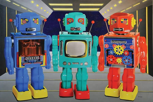 Robots: The Three Amigos by John Salozzo