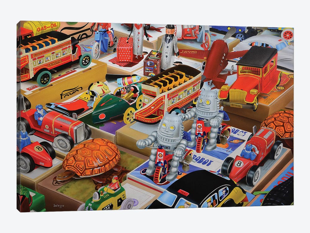 Toys Toys Toys by John Salozzo 1-piece Art Print