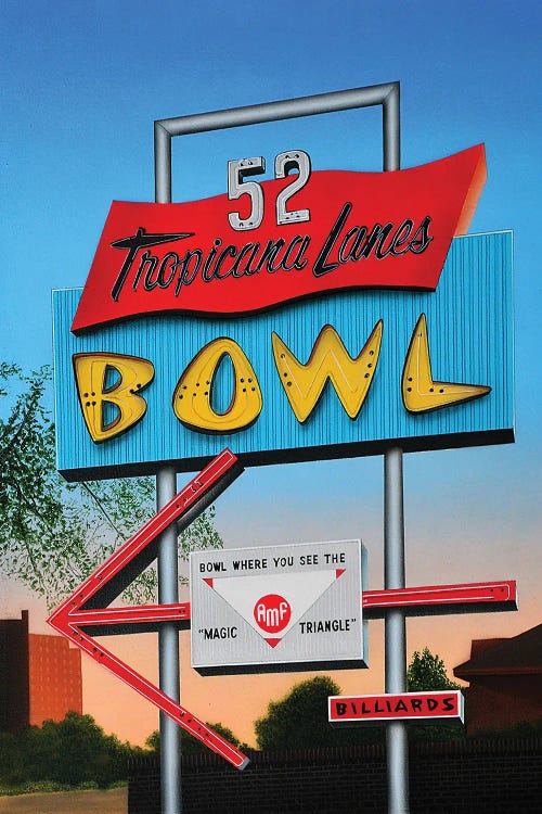 Tropicana by John Salozzo wall art