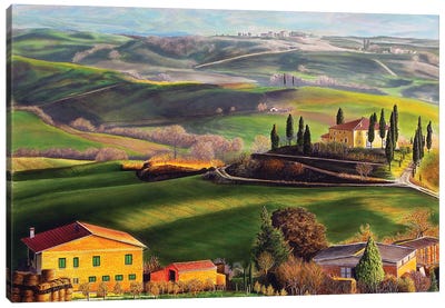 Tuscany Canvas Art Print - John Salozzo