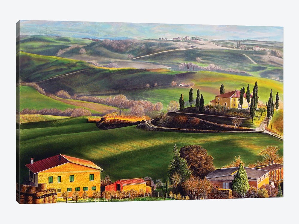 Tuscany by John Salozzo 1-piece Canvas Print