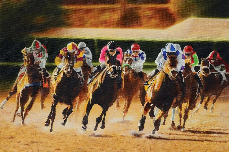 Around The Bend They Come by John Salozzo wall art