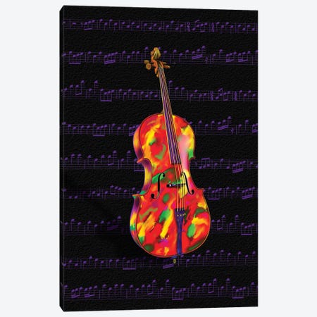 Hot Bass Canvas Print #SLZ57} by John Salozzo Art Print