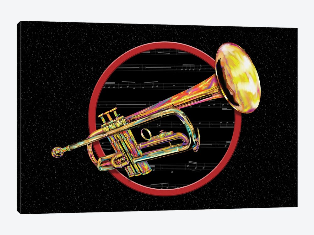 Jazzy Horn by John Salozzo 1-piece Art Print