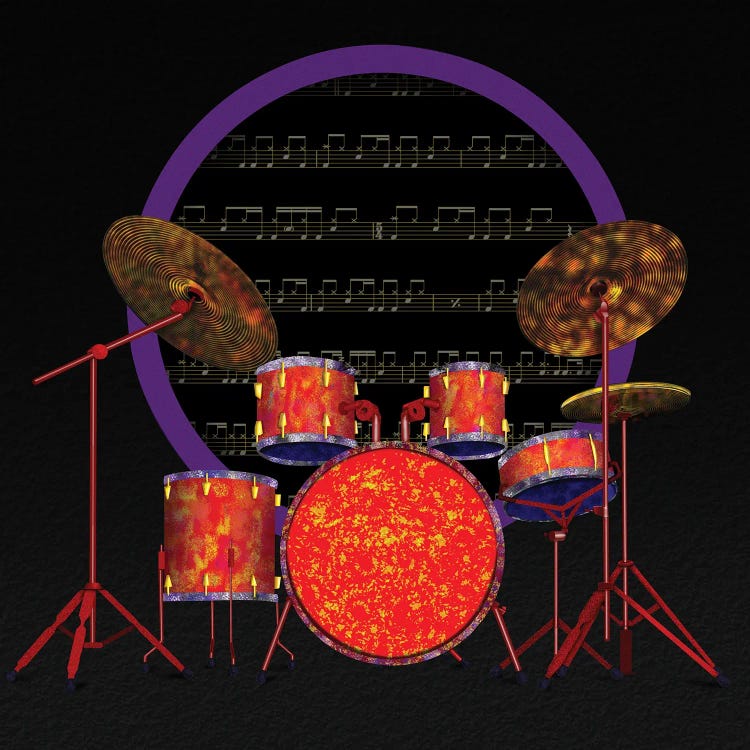 Drummers Delight by John Salozzo wall art