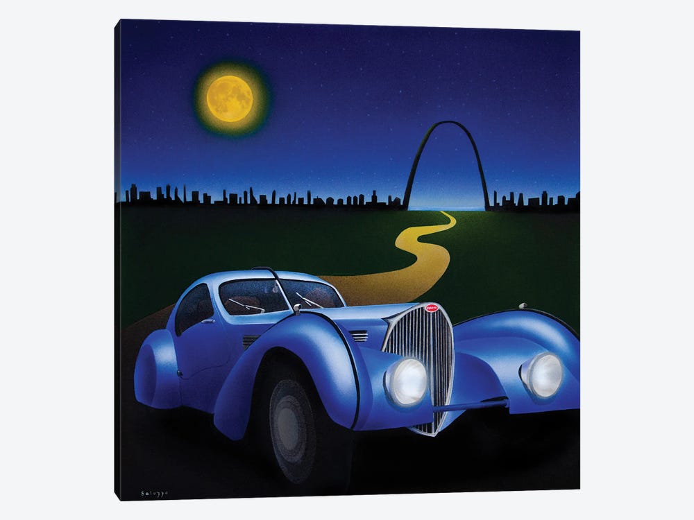 Stl Bugatti by John Salozzo 1-piece Canvas Art