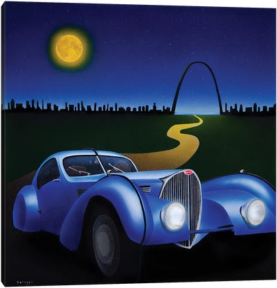Stl Bugatti Canvas Art Print - John Salozzo