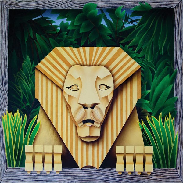 Art Deco Lion
