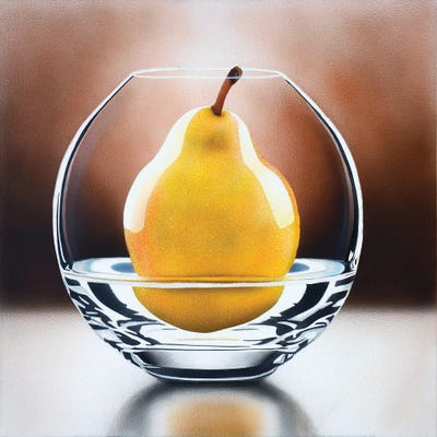 John Salozzo - Canvas Prints: The Pear Floats