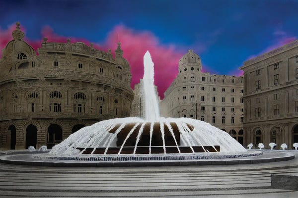 John Salozzo: Italian Fountain by John Salozzo