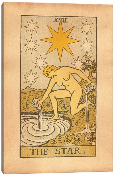 The Star Tarot Canvas Art Print - Mysticism
