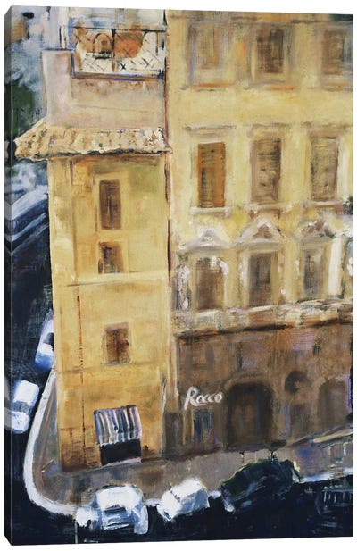 Italian Street Corner Canvas Art Print