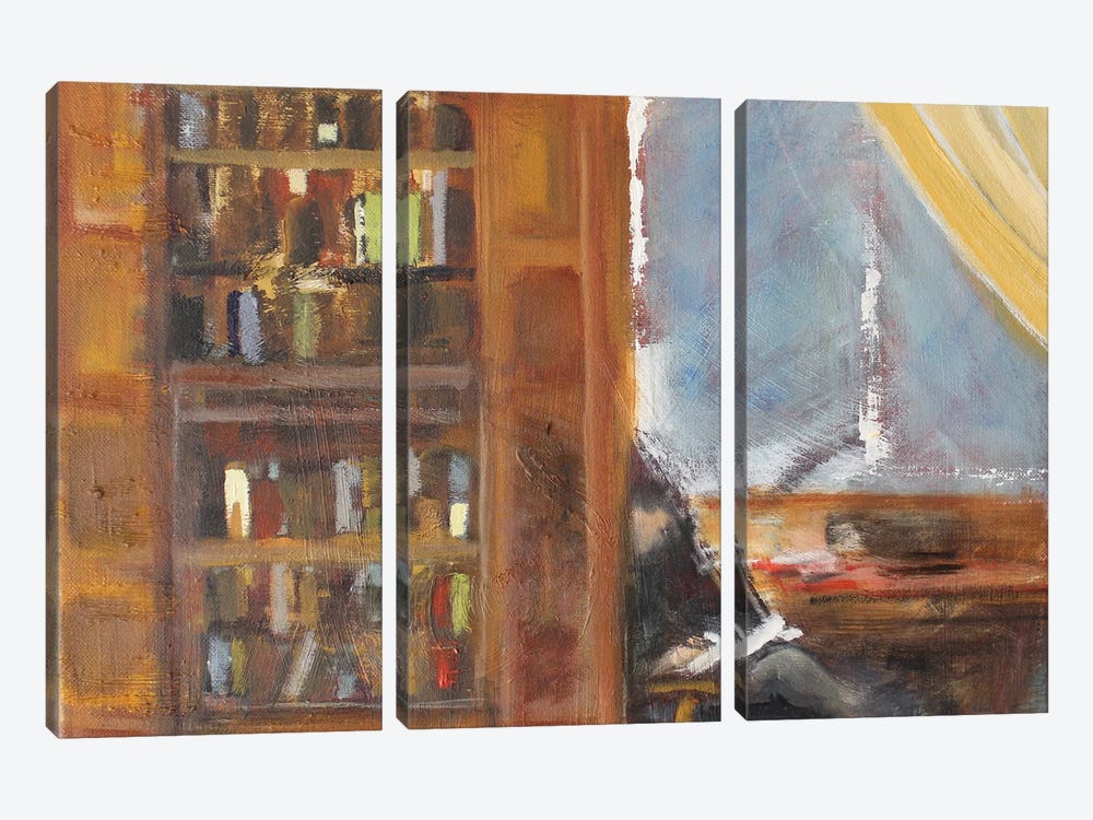 Reading Corner by Susanne Marie 3-piece Canvas Print