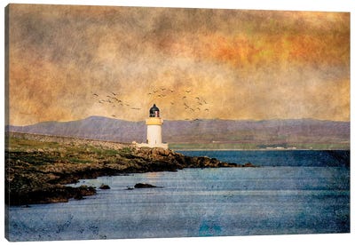 Loch Indaal Lighthouse, Islay Canvas Art Print - Sarah Morton