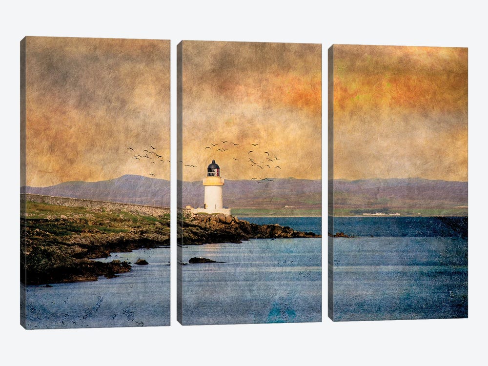 Loch Indaal Lighthouse, Islay by Sarah Morton 3-piece Art Print