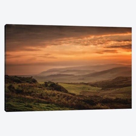 The Mull Of Kintyre Canvas Print #SMF32} by Sarah Morton Canvas Art Print