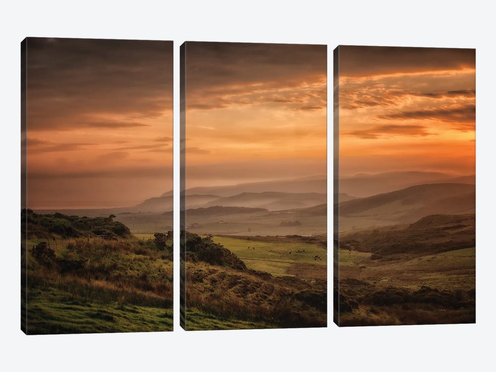 The Mull Of Kintyre by Sarah Morton 3-piece Canvas Artwork